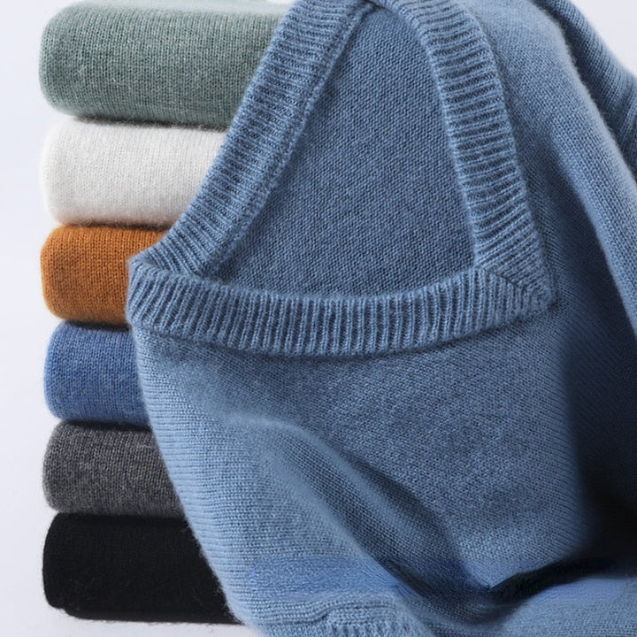 First-class cashmere sweater for men with high quality and effortless style | Wessel