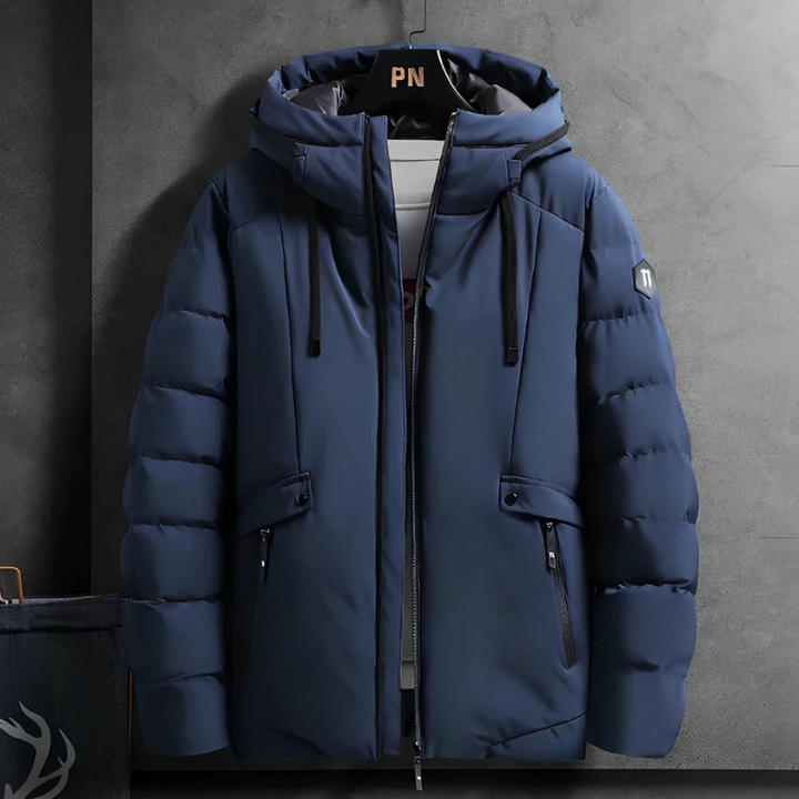 Winter Jacket for Men Casual Puffer Style With Hood Ultimate Warmth - Elena Harper