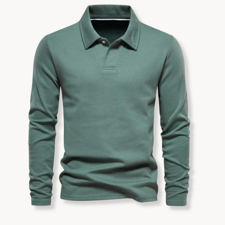 Men's Polo | Long Sleeve T-Shirt | Timeless Comfort & Elegant Style