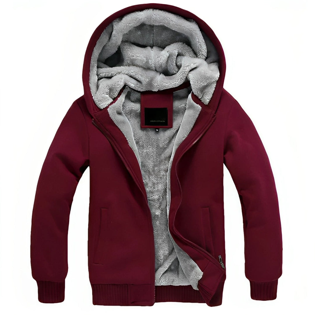 Winter Jacket for Men | Hood & Plush Finish | Mid Jacket for Men