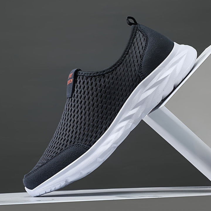 ELENA HARPER™  |  MEN'S LACELESS MESH SNEAKERS