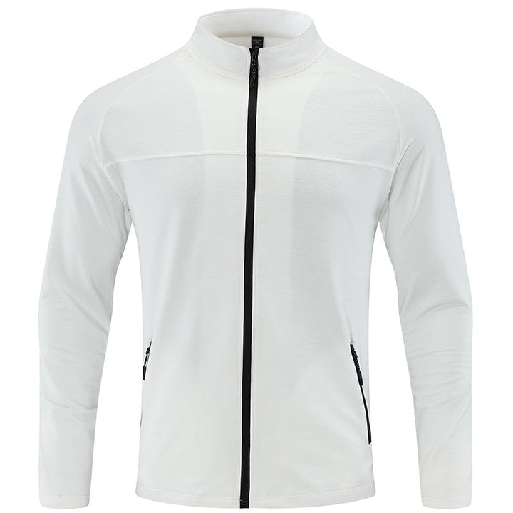 Men's Sports Jacket | Slim Fit & Lightweight | Breathable & Quick-Drying | Full-Zip