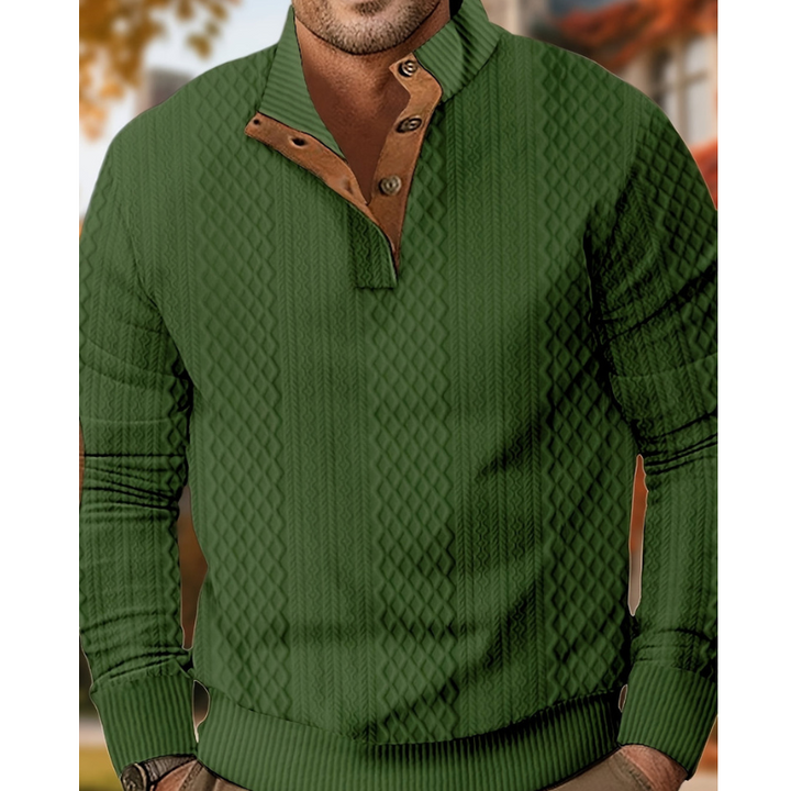 Men's Sweaters | Knitted Design | Button Closure | Regular Fit