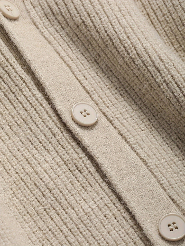 Men's Cardigan | Knitted & Comfortable | Loose Fit | Timeless Style