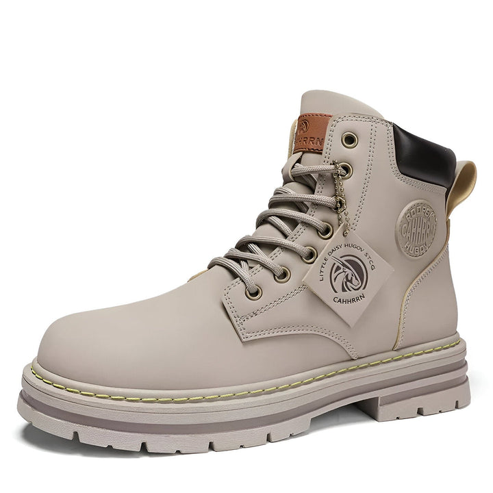Luxe Lace-Up Waterproof Winter Boots for Men with Durable Sole and Cozy Warmth | Daniel