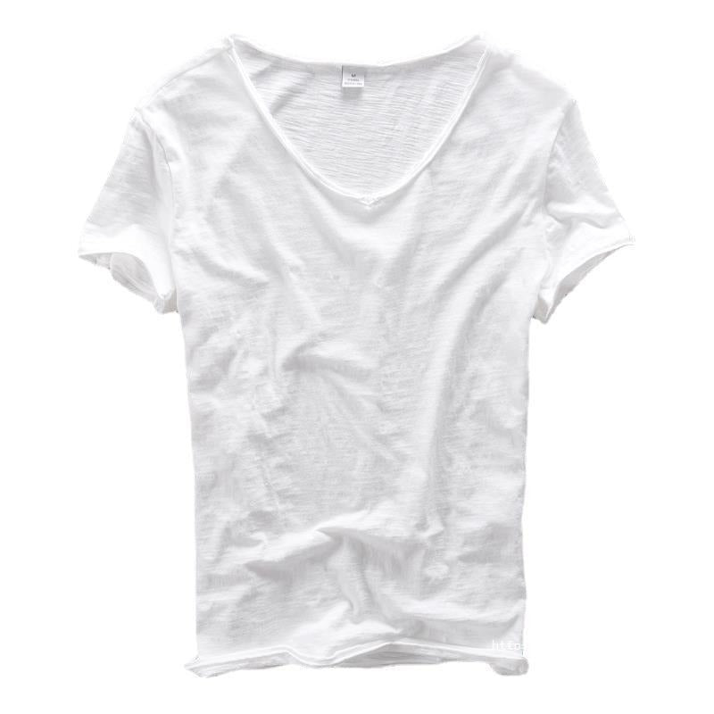 Men's T-shirt Deep V-Neck Breathable & Lightweight, view 2 - Elena Harper