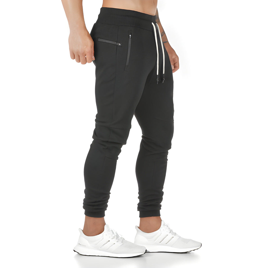 Men's Jogging Pants | Lightweight & Breathable | With Zipper Pockets & Drawstring