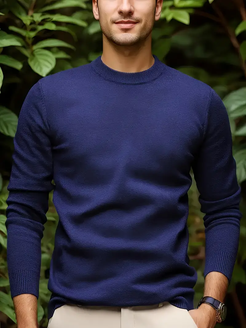 Sweaters Men | Round Neck | Modern Fit | Soft & Warm