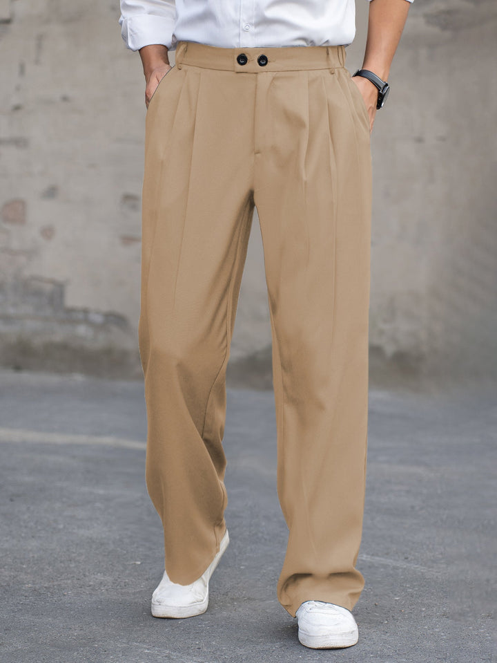 Men's Straight Pants | Casual | Comfortable & Functional | Spring & Summer