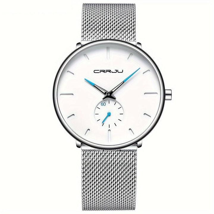 Men's Watch | Elegant Quartz Design | Ultra Thin | Stainless Steel Band