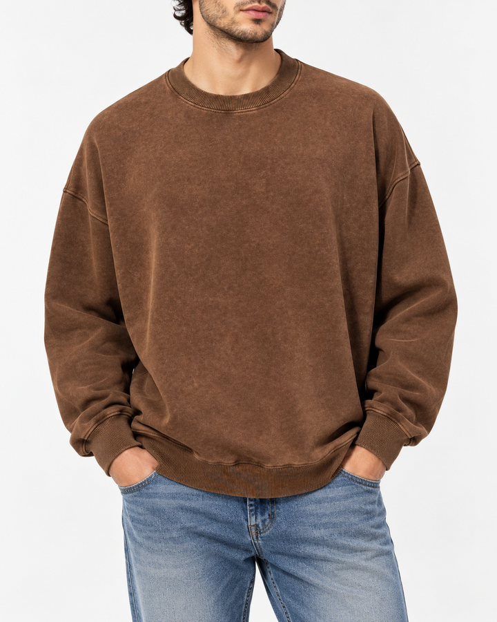 Sweaters for Men | Warm & Casual | Oversized O-neck Sweater for Men
