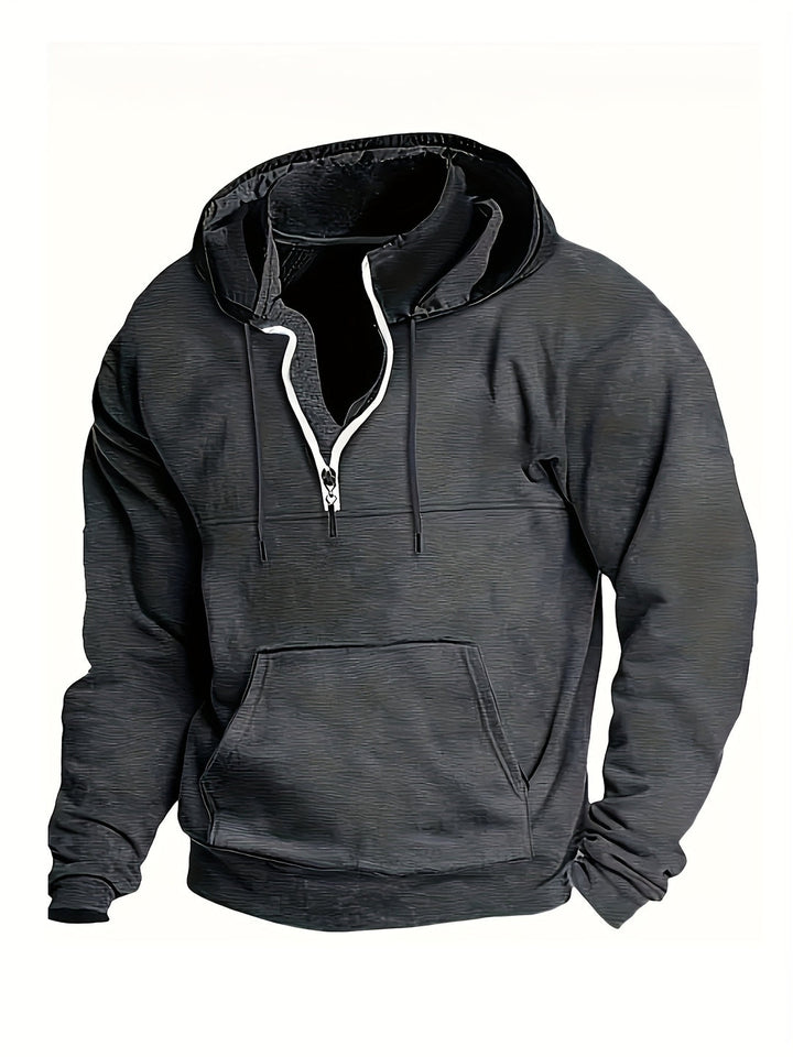 Men's Hoodie | Casual & Comfortable | With Kangaroo Pocket | Solid Color