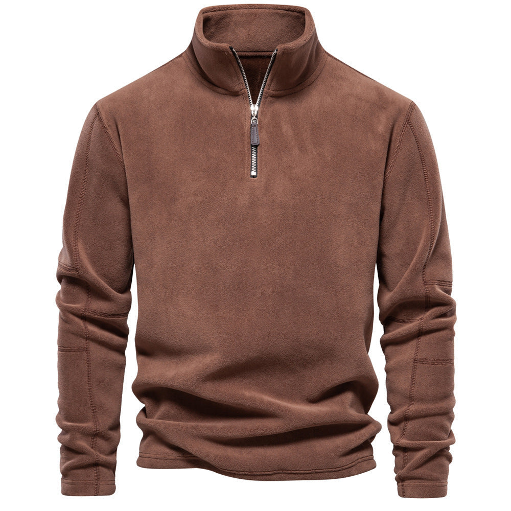 Sweaters for Men | Thermal Sweater | Half-Zip Stand-Up Collar | Winter