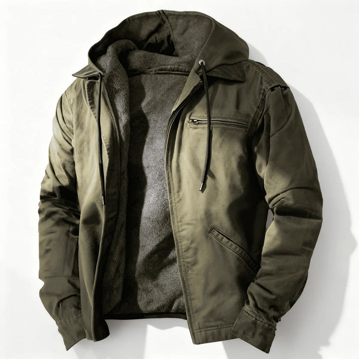 Men's Jacket | Oversized | With Hood | Winter
