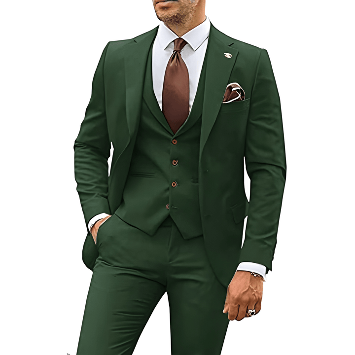 Men's Three-Piece Slim Fit Wedding Suit