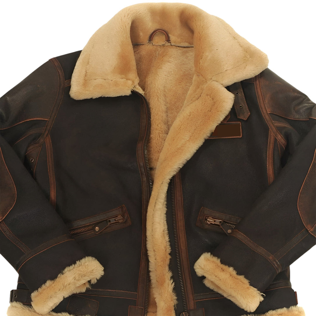 Premium Leather Bomber Jacket with Soft Lining for Ultimate Warmth and Style | Lars