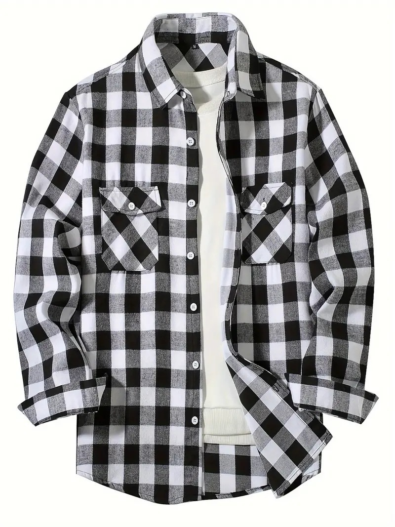 Men's Shirt | Long Sleeve | Loose Fit | Casual Wear