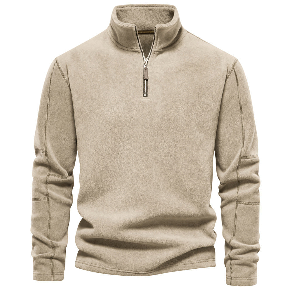 Sweaters for Men | Thermal Sweater | Half-Zip Stand-Up Collar | Winter