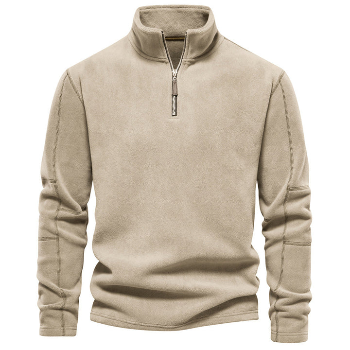 Sweaters for Men | Thermal Sweater | Half-Zip Stand-Up Collar | Winter