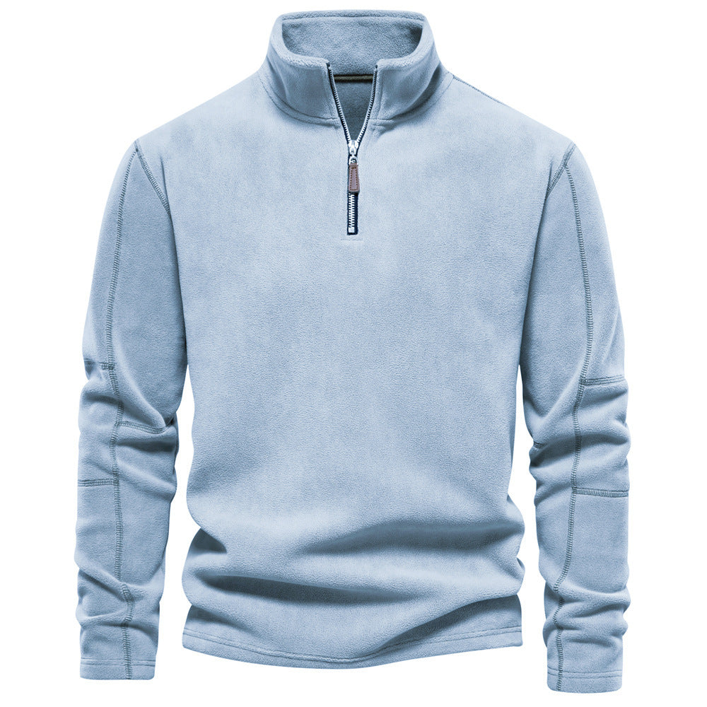 Sweaters for Men | Thermal Sweater | Half-Zip Stand-Up Collar | Winter