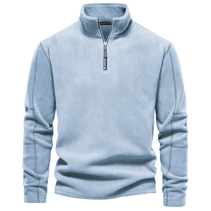 Sweaters for Men | Thermal Sweater | Half-Zip Stand-Up Collar | Winter