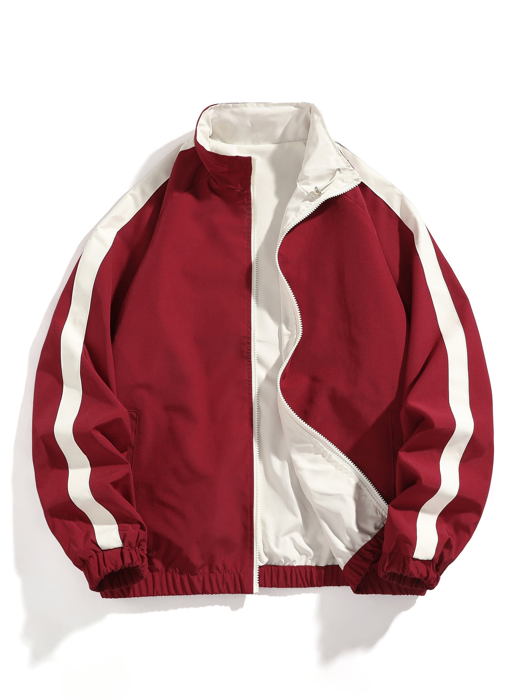 Men's Reversible Jacket | Stylish Striped Design | Comfortable & Versatile | Polyester