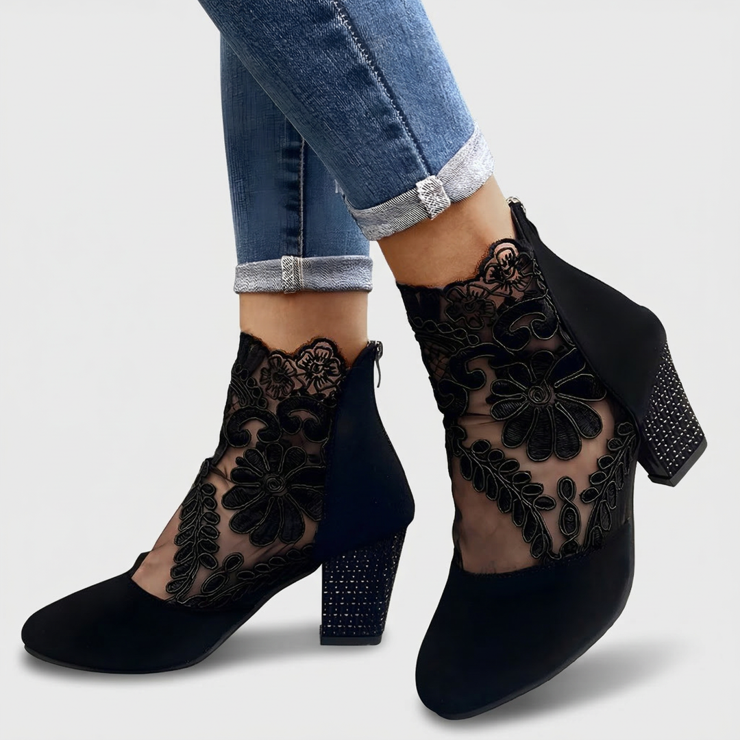 Norenne Stylish Breathable Orthopedic Heels - Elena Harper