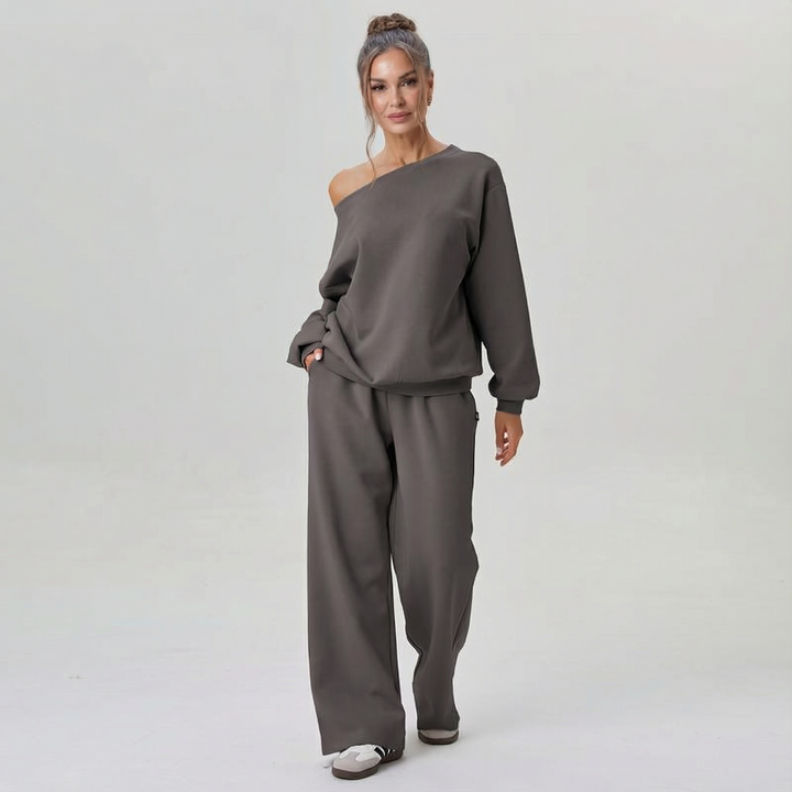 Arden Comfort Lounge Set with Anti Pilling Soft Fabric for Women - Elena Harper