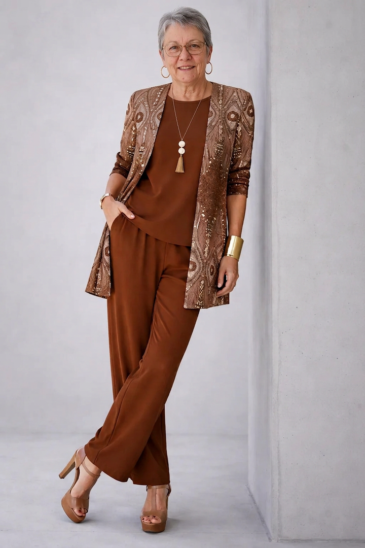 Leslie Classic Elegance Three-Piece Set - Elena Harper
