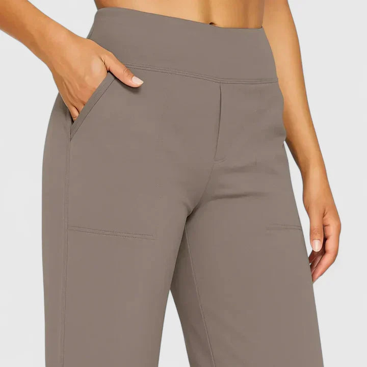 Nadine | Women's Wide Lounge Pants with Stretch Waistband