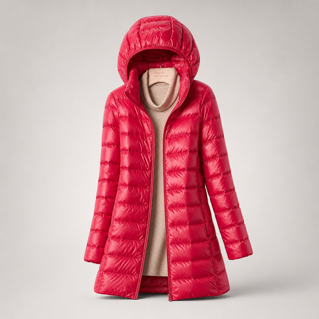 Wendy Warm Puffer Jacket, view 10 - Elena Harper