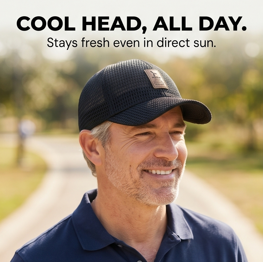 Breezee Full-Mesh Breathable Summer Baseball Cap - Elena Harper