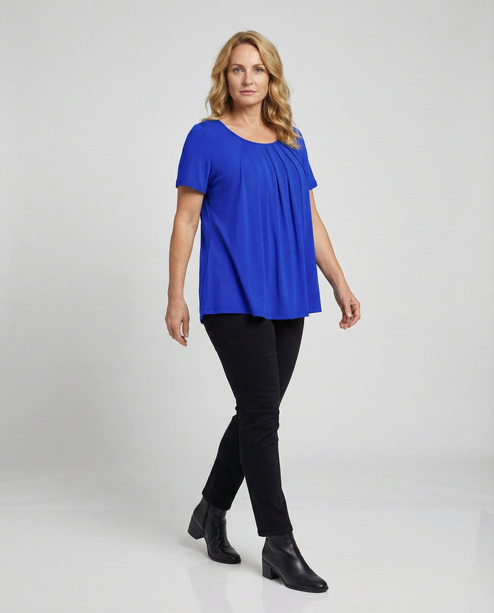 A-Line Tunic for Women with Short Sleeves