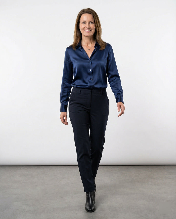 Ladies' Satin Silk Blouse