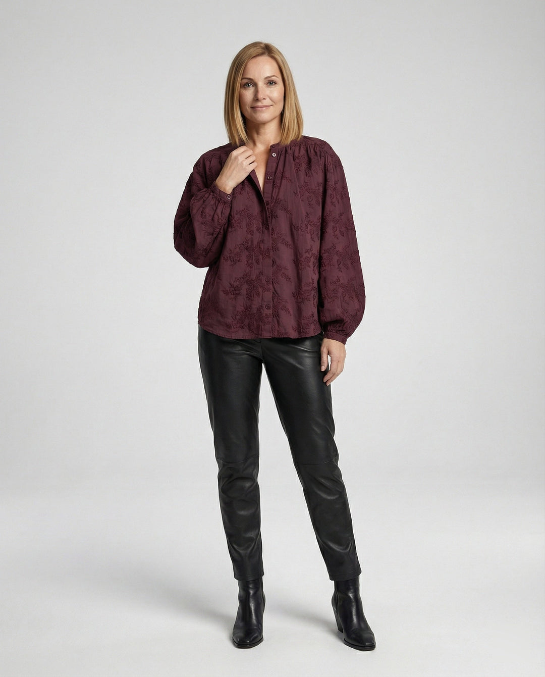 Women's Cotton Embroidered Blouse