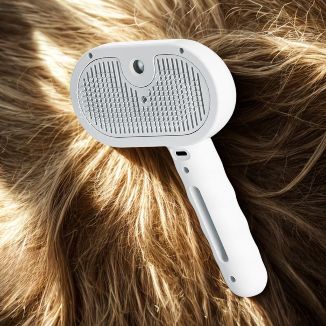 Dog Brush & Cat Brush Brush for Short Hair & Long Hair with Steam Function FurMeister - Elena Harper