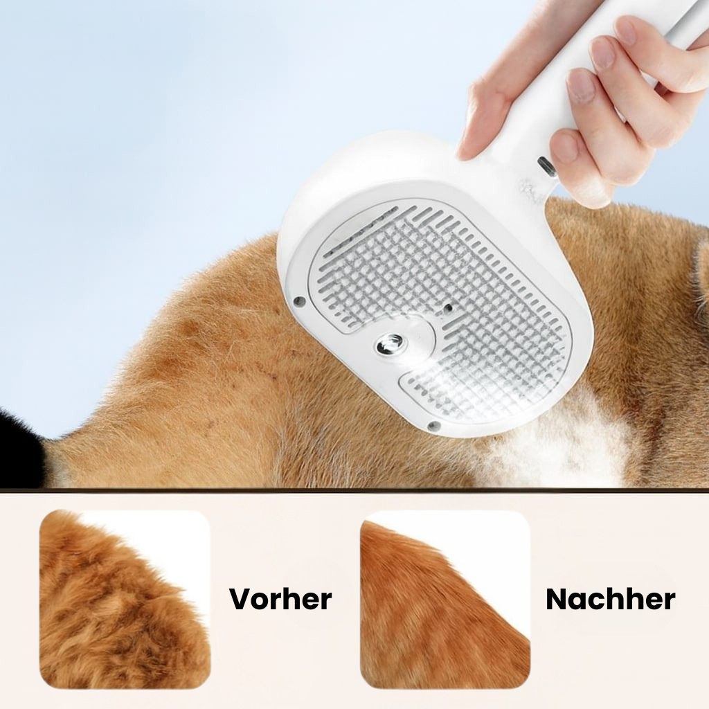 Dog Brush & Cat Brush Brush for Short Hair & Long Hair with Steam Function FurMeister, view 6 - Elena Harper