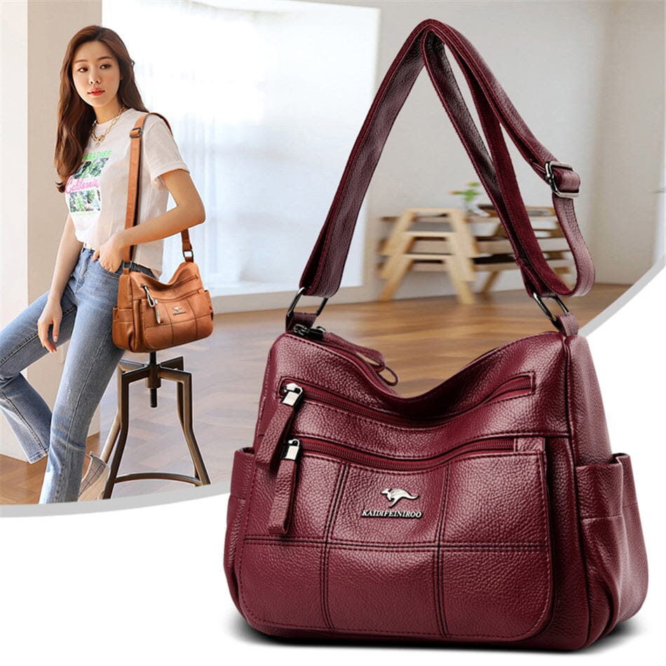 Evangeline | Designer Multi-Layer Crossbody Bag