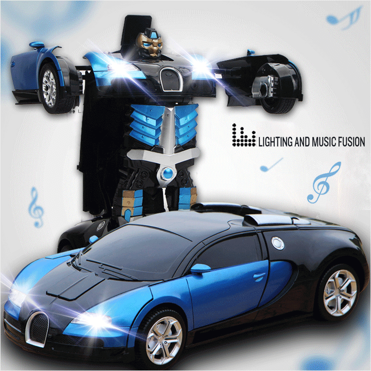 Transforming Remote Control Robot Car Toy