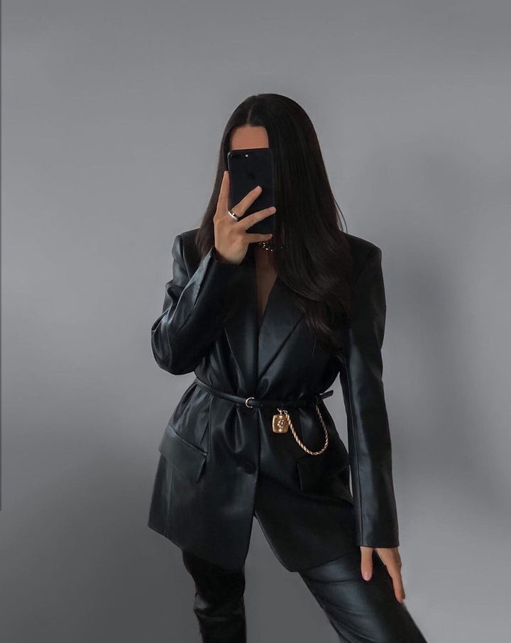 Tailored Long Blazer for Women