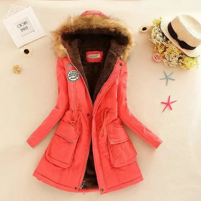 Padded Jacket with Hood for Women