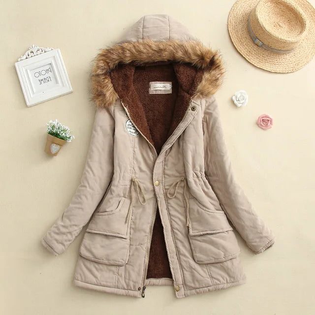 Padded Jacket with Hood for Women
