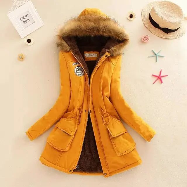 Padded Jacket with Hood for Women