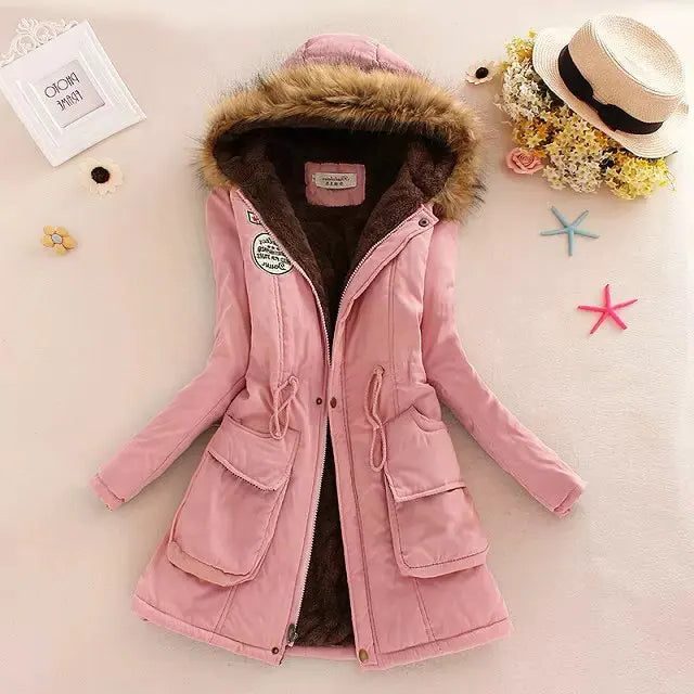 Padded Jacket with Hood for Women