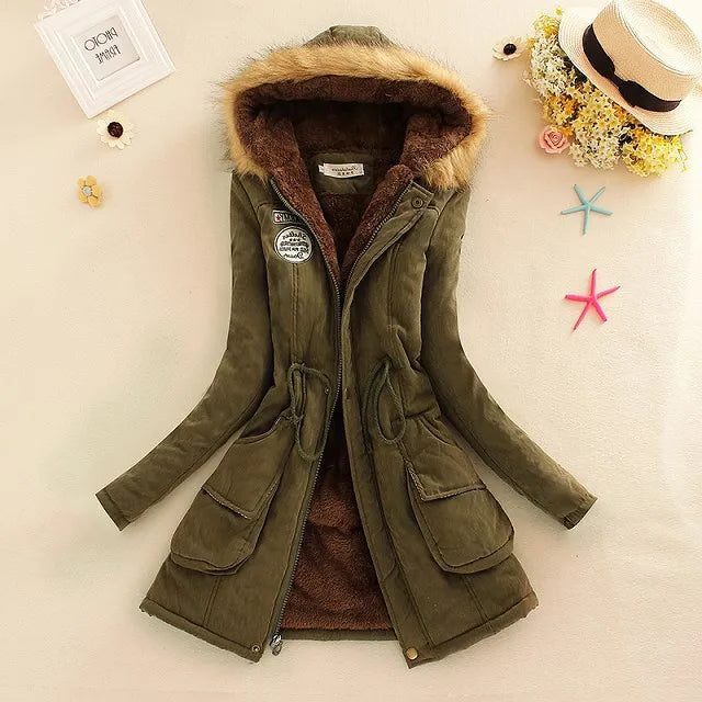 Padded Jacket with Hood for Women