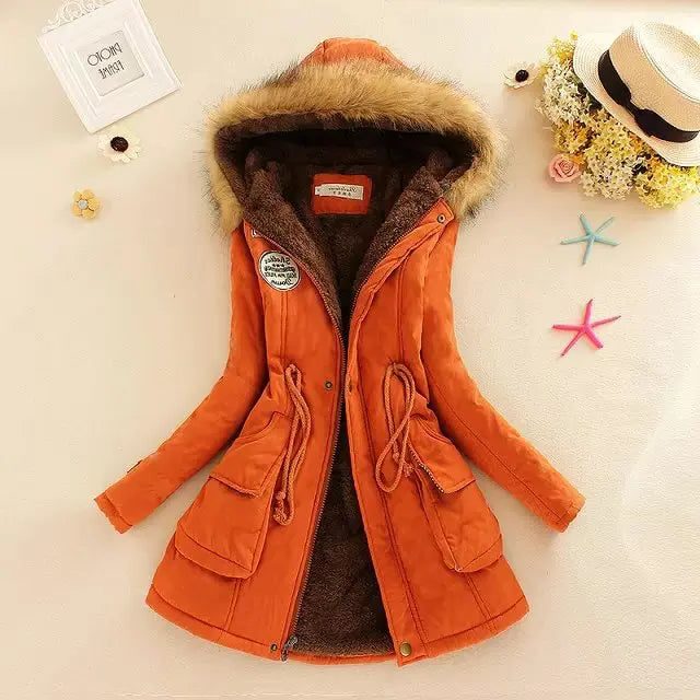 Padded Jacket with Hood for Women