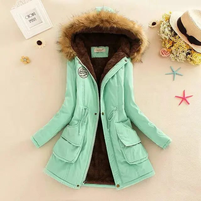 Padded Jacket with Hood for Women