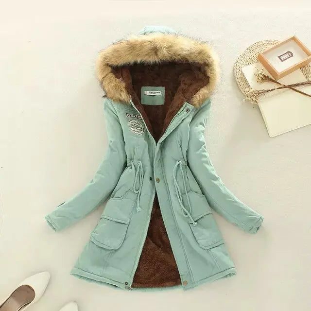 Padded Jacket with Hood for Women