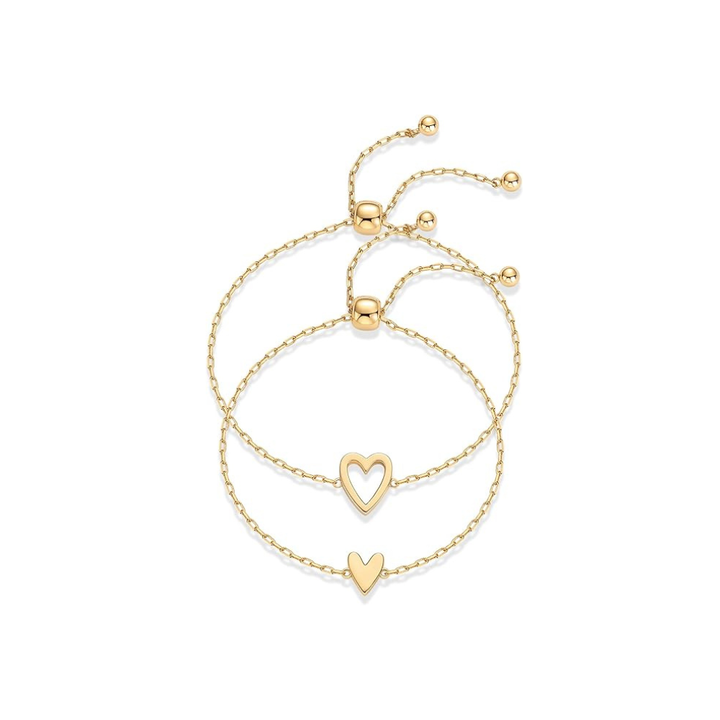 Radiant Heart Bracelets Gold - Elena Harper