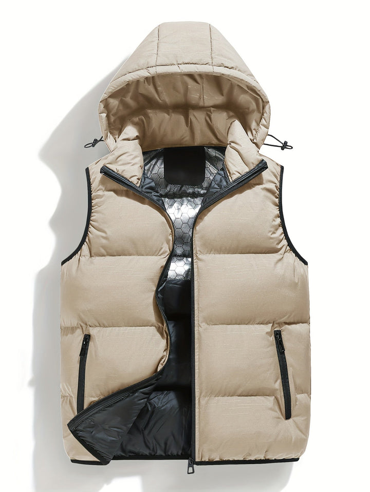 Men's Hooded Vest - Elena Harper